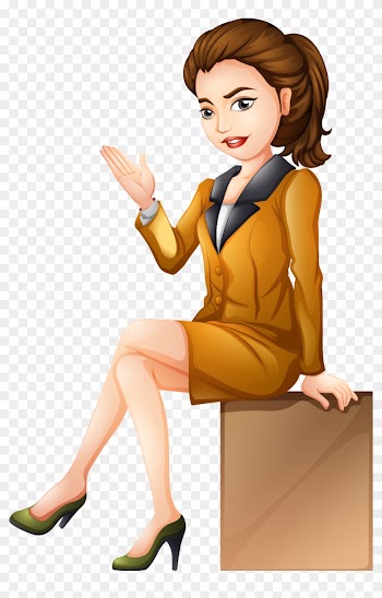 Secretary Png Photo - Profesnal Cartoon Girls Png