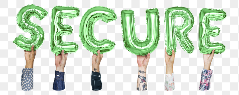Secure word png, hands holding | Free PNG - rawpixel