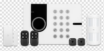 Security Alarms & Systems Alarm device 3G Passive infrared sensor Mobile Phones, smoke detector transparent background PNG clipart