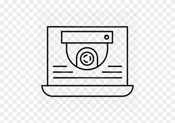 Security Camera Icon - Circle