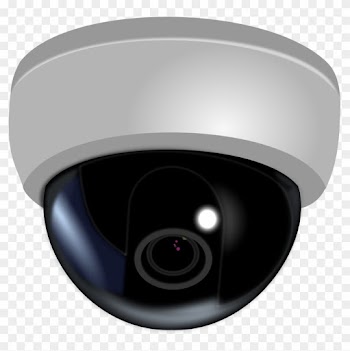 Security Cameras Clipart - Dome Camera Png