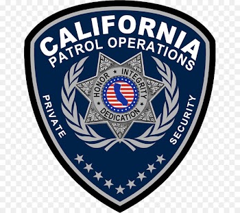 Security company Logo Emblem california patrol operations Security guard - Security officer 