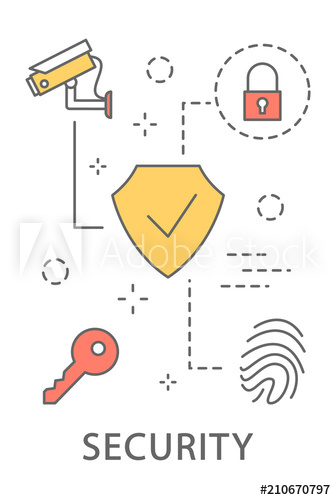 Security concept illustration