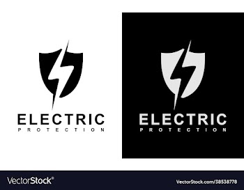 security electrical protection logo template