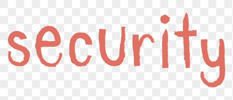 Security png word sticker, handwritten | Free PNG - rawpixel