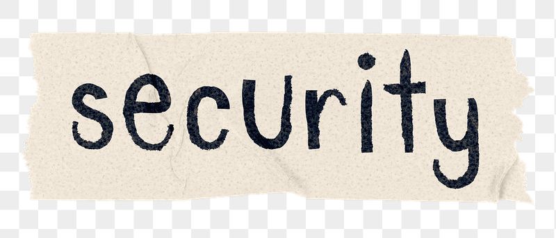 Security png word sticker, ripped | Free PNG - rawpixel