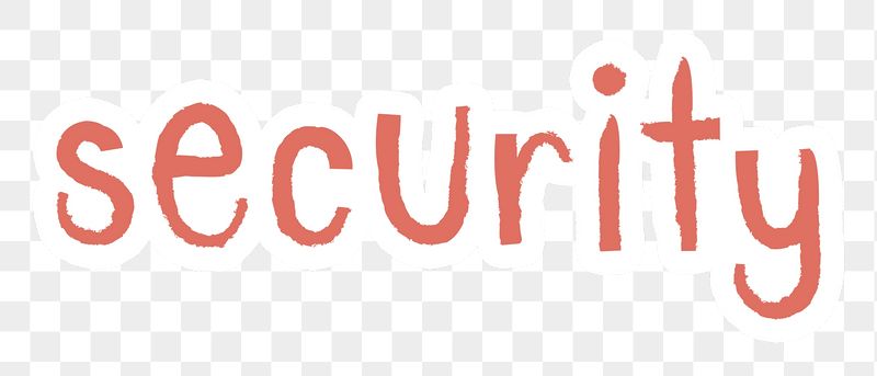 Security png word sticker typography, | Free PNG - rawpixel