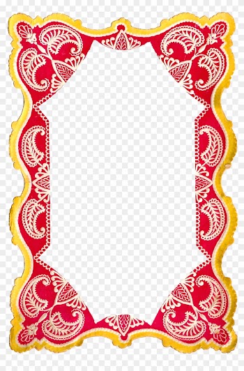 See Here Clip Art Borders And Frames Free Images - Red And Yellow Frames