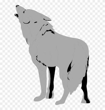 See Here Wolf Clipart Black And White Free Download - Transparent Background Wolf Clipart