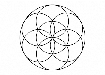 Seed Of Life - Flower Of Life 7 Circles Free PNG Images & Clipart ...