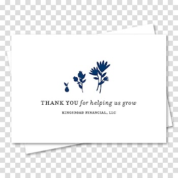 Seed paper Wedding invitation Letter of thanks Greeting & Note Cards, Watercolor thank you transparent background PNG clipart