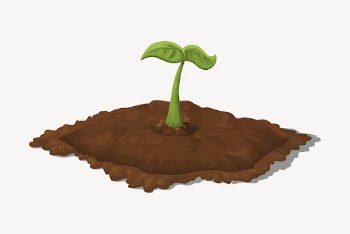 Seedling collage element, nature illustration | Free Vector - rawpixel