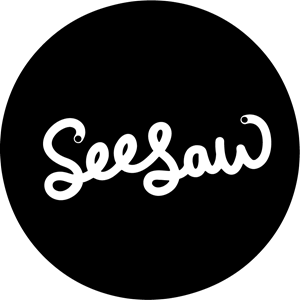 Seesaw Coffee Logo Vector