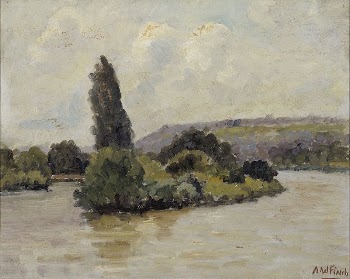 Seine, 1926, by Alfred William | Free Photo - rawpixel