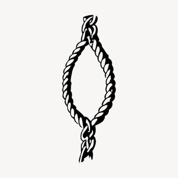 Seizing rope hand drawn clipart, | Free Vector - rawpixel