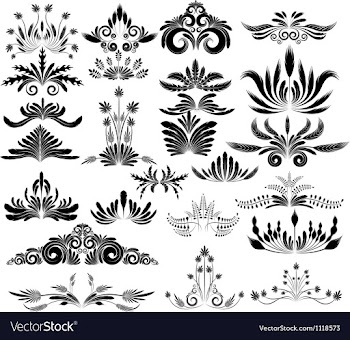 Sel of design elements vector image