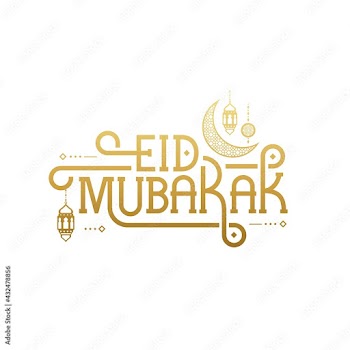 Selamat hari raya idul fitri means happy eid al fitr vector illustration. Eid mubarak lettering typography design.