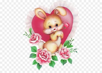 Selamat Pagi Greenpoint Indonesian cuisine Deviled egg Green papaya salad - Bunny with Pink Heart PNG Picture 