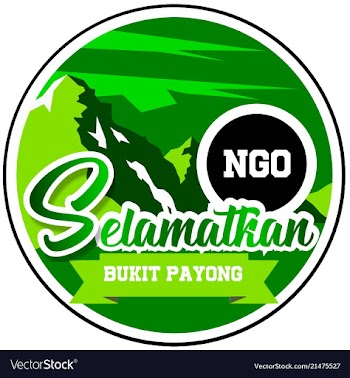 Selamatkan bukit payong vector image
