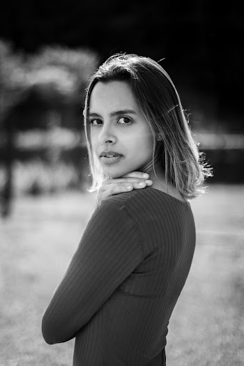 Selective Focus Grayscale Photo of Woman Posing