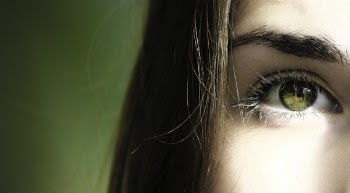 Selective Focus Half-face Closeup Photography of Female's Green Eyes