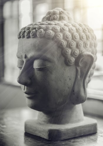 Selective Focus of Gautama Buddha Bust