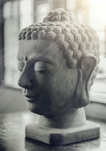 Selective Focus of Gautama Buddha Bust