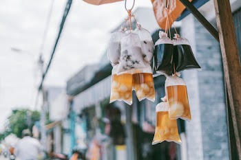 Selective Focus of Plastic Bag