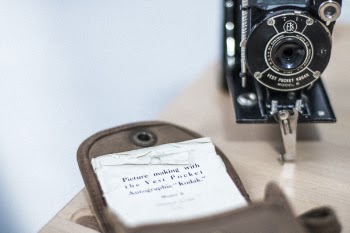 Selective Focus Photo of a Black Land Camera