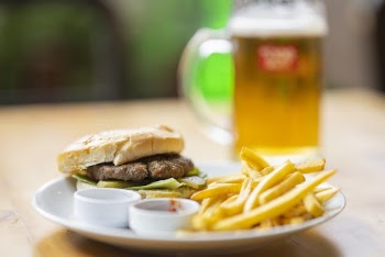 Selective Focus Photo Of Burger And French Fries