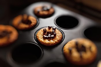 Selective Focus Photo of Chocolate Cupcakes