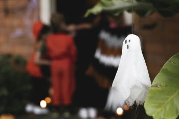 Selective Focus Photo of Ghost Ornament