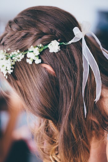 Selective Focus Photo of Woman Wearing Floral Headdress