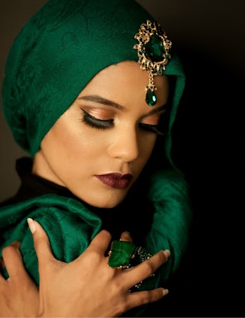 Selective Focus Photo of Woman Wearing Green Hijab
