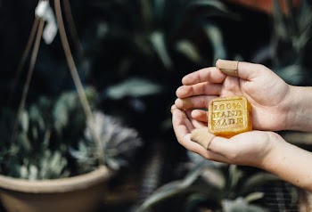 Selective Focus Photography of a Handmade Soap