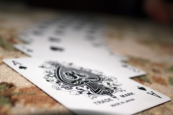 Selective Focus Photography of Ace of Spade Playing Card