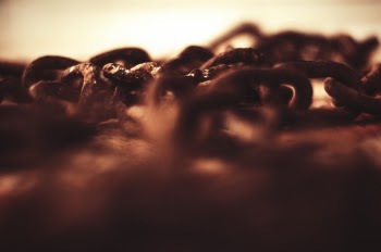 Selective-focus Photography of Brown Chains