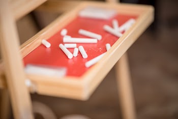Selective Focus Photography of Chalk