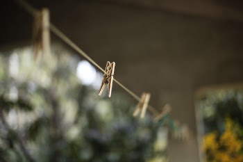Selective Focus Photography of Clothes Hanger Clip