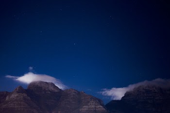 Selective Focus Photography of Hill Under White Clouds and Blue Skies