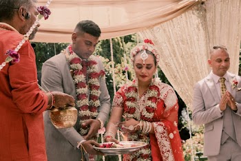 Selective Focus Photography of Newly Wed Couple