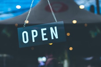 Selective Focus Photography of Open Signage