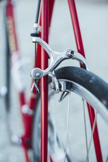 Selective Focus Photography of Red Bicycle