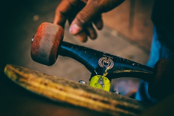 Selective Focus Photography of Skateboard