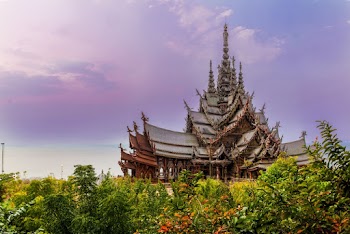 Selective Focus Photography of White and Brown Temple