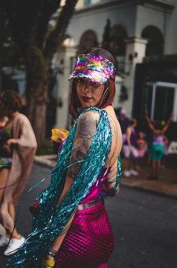 Selective Focus Photography Of Woman Shiny Clothings