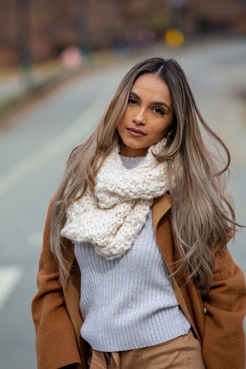Selective Focus Photography of Woman Standing on Road
