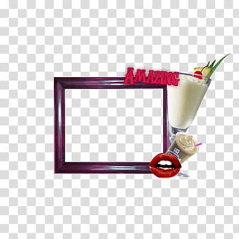 Selelandia, rectangular purple frame transparent background PNG clipart