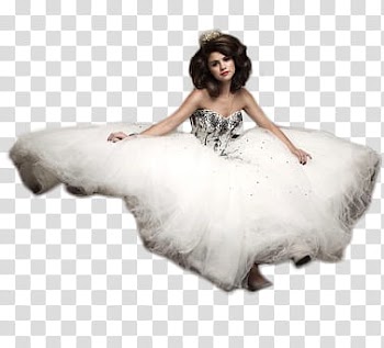 Selena Gomez Shoot Halloween, Selena Gomez in white cocktail dress transparent background PNG clipart