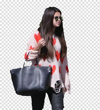 Selena Red Heart transparent background PNG clipart
